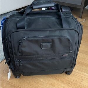 Tumi Black Wheeled Travel Bag